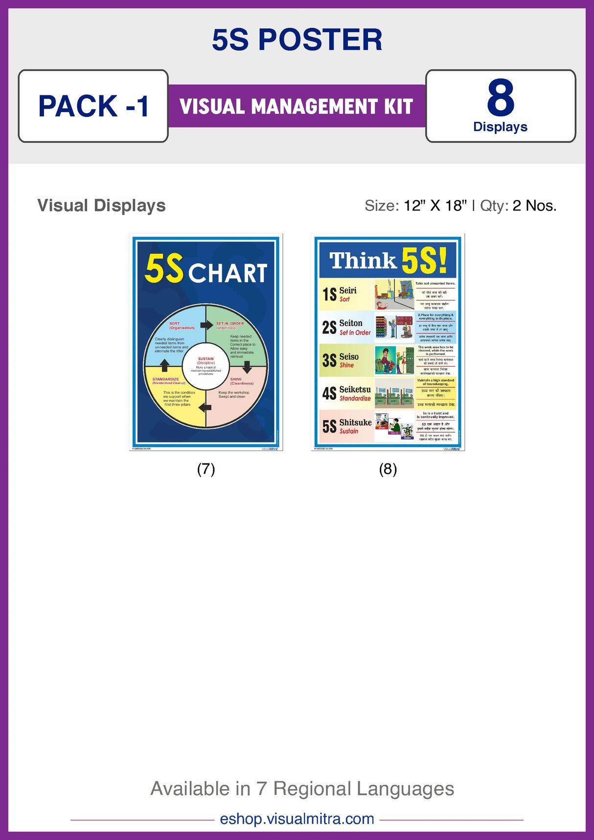 5S Methodology Visual Management Kit 01