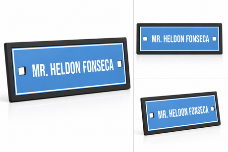 PVC (Black) Frame with Printed Sunboard