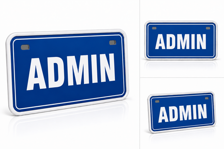 PVC Name Plate with Sticker.