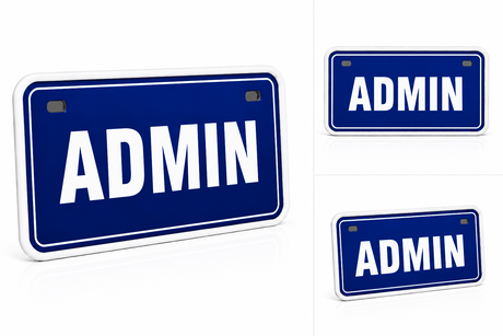 PVC Name Plate with Sticker.