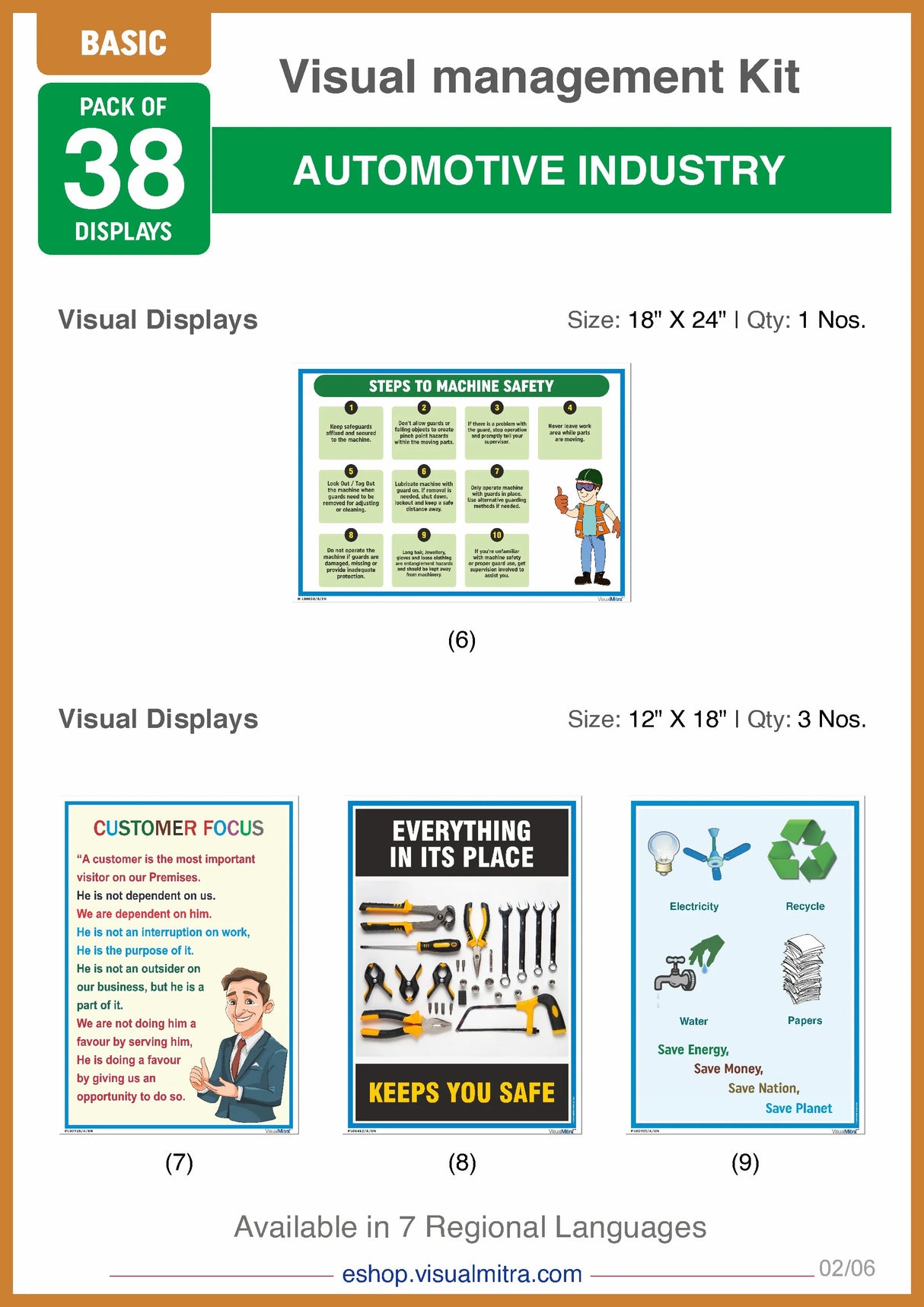 Basic Kit - Automotive Industry Visual Management Kit