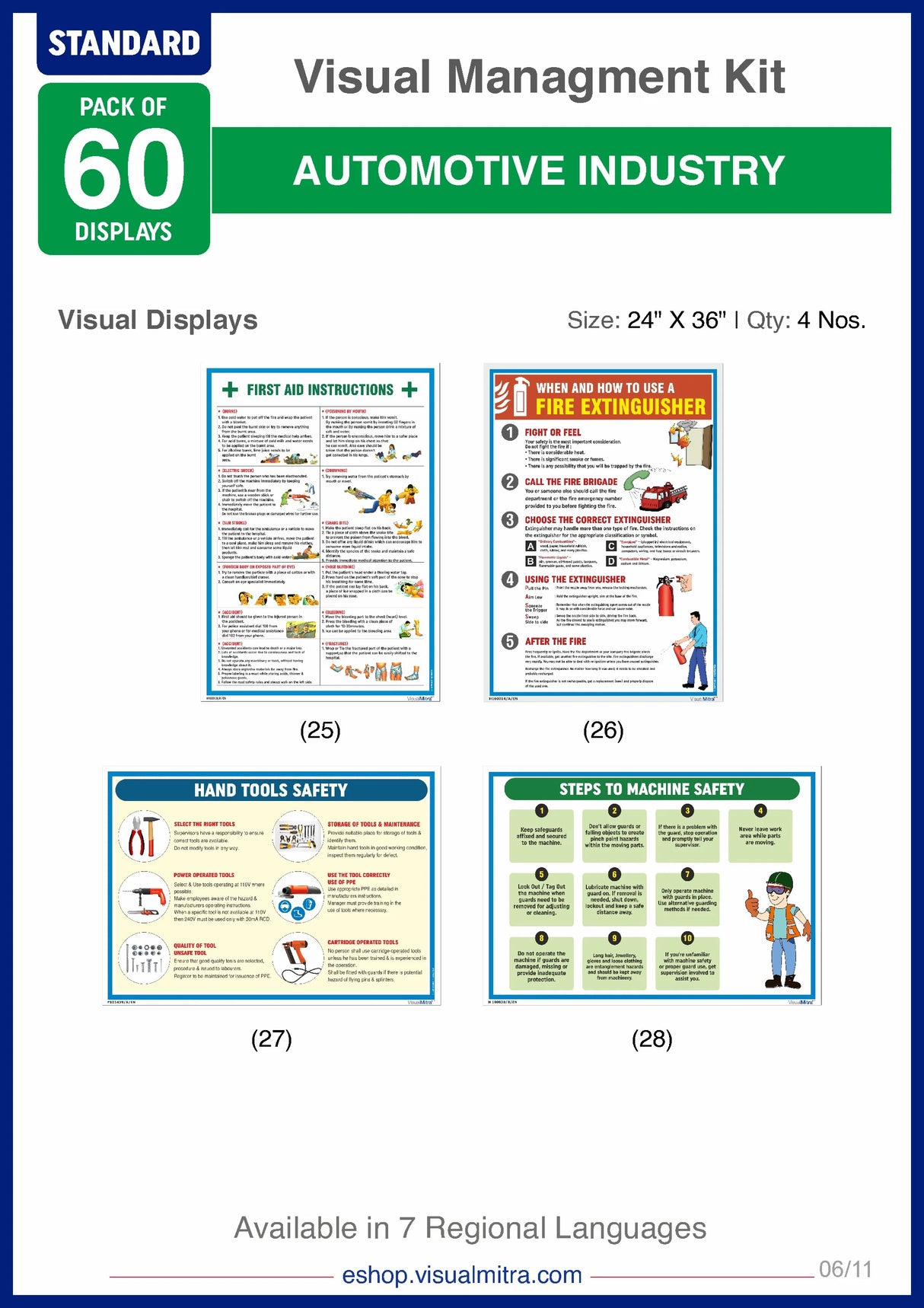 Standard Kit - Automotive Industry Visual Management Kit