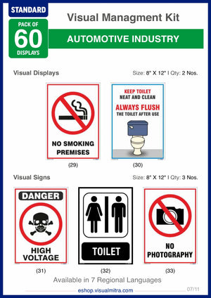 Standard Kit - Automotive Industry Visual Management Kit