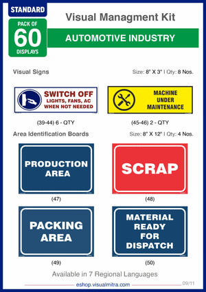 Standard Kit - Automotive Industry Visual Management Kit