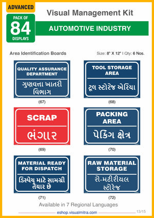 Advanced Kit - Automotive Industry Visual Management Kit