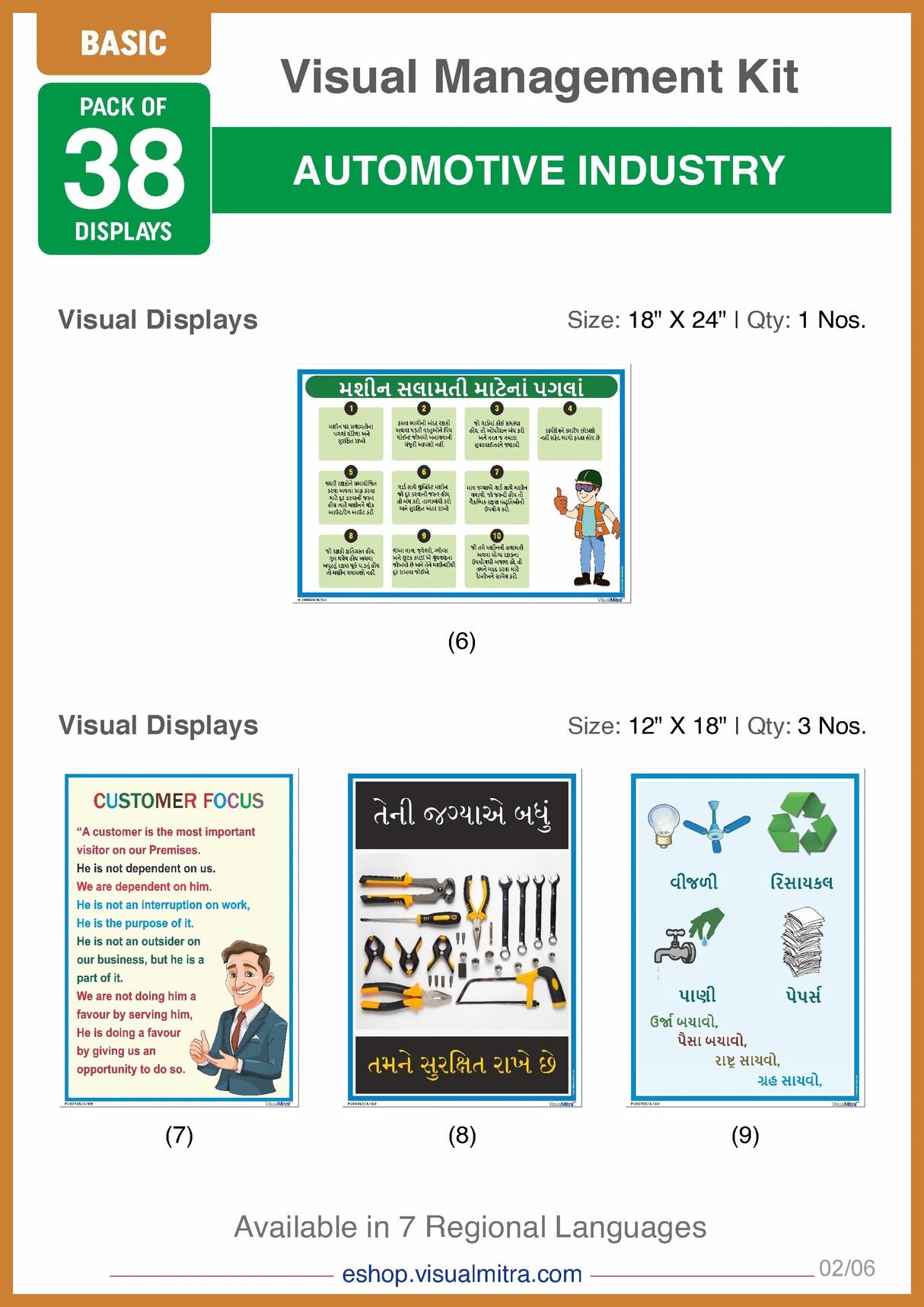 Basic Kit - Automotive Industry Visual Management Kit