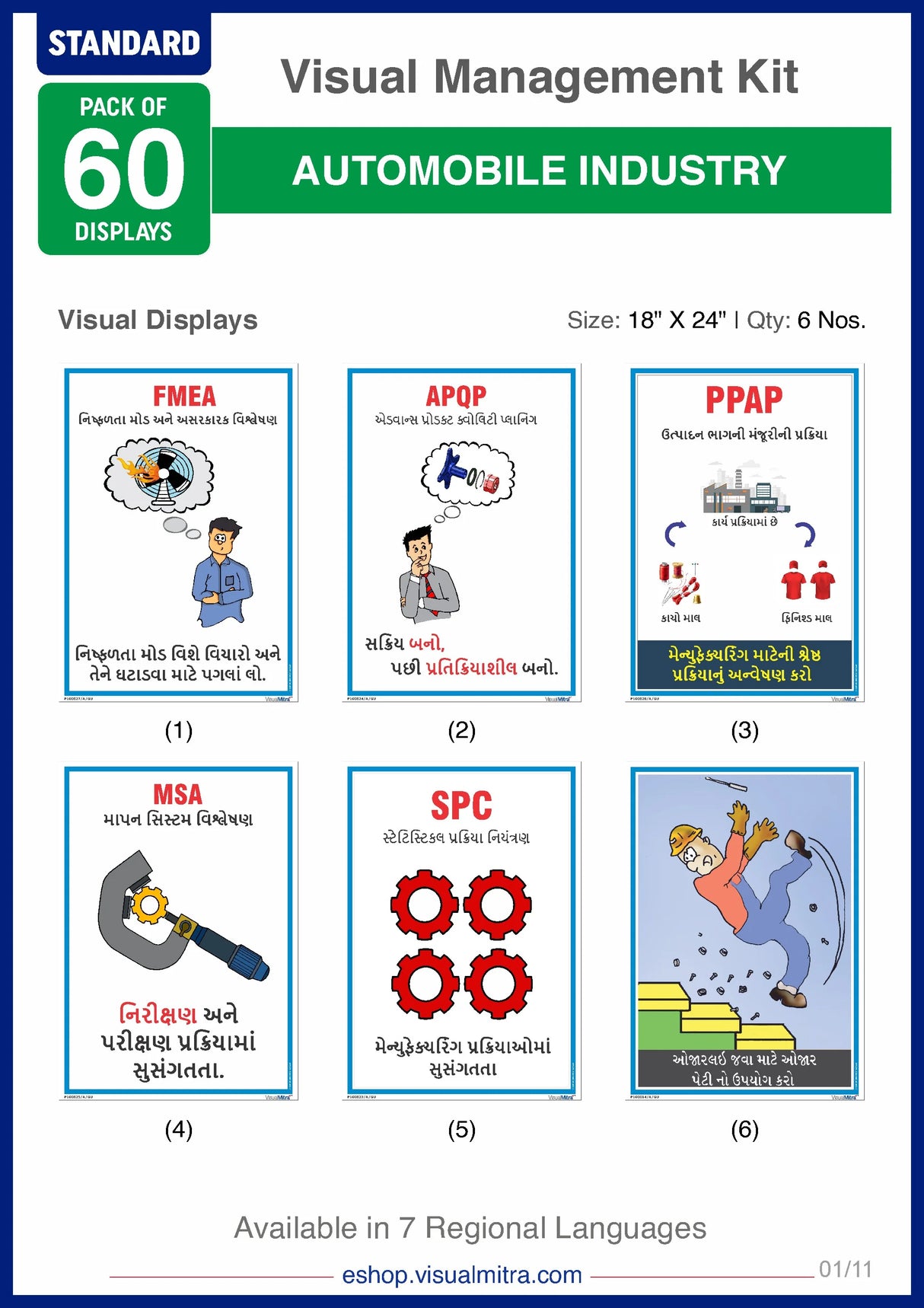 Standard Kit - Automotive Industry Visual Management Kit