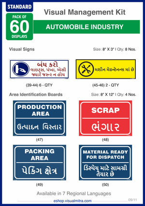 Standard Kit - Automotive Industry Visual Management Kit