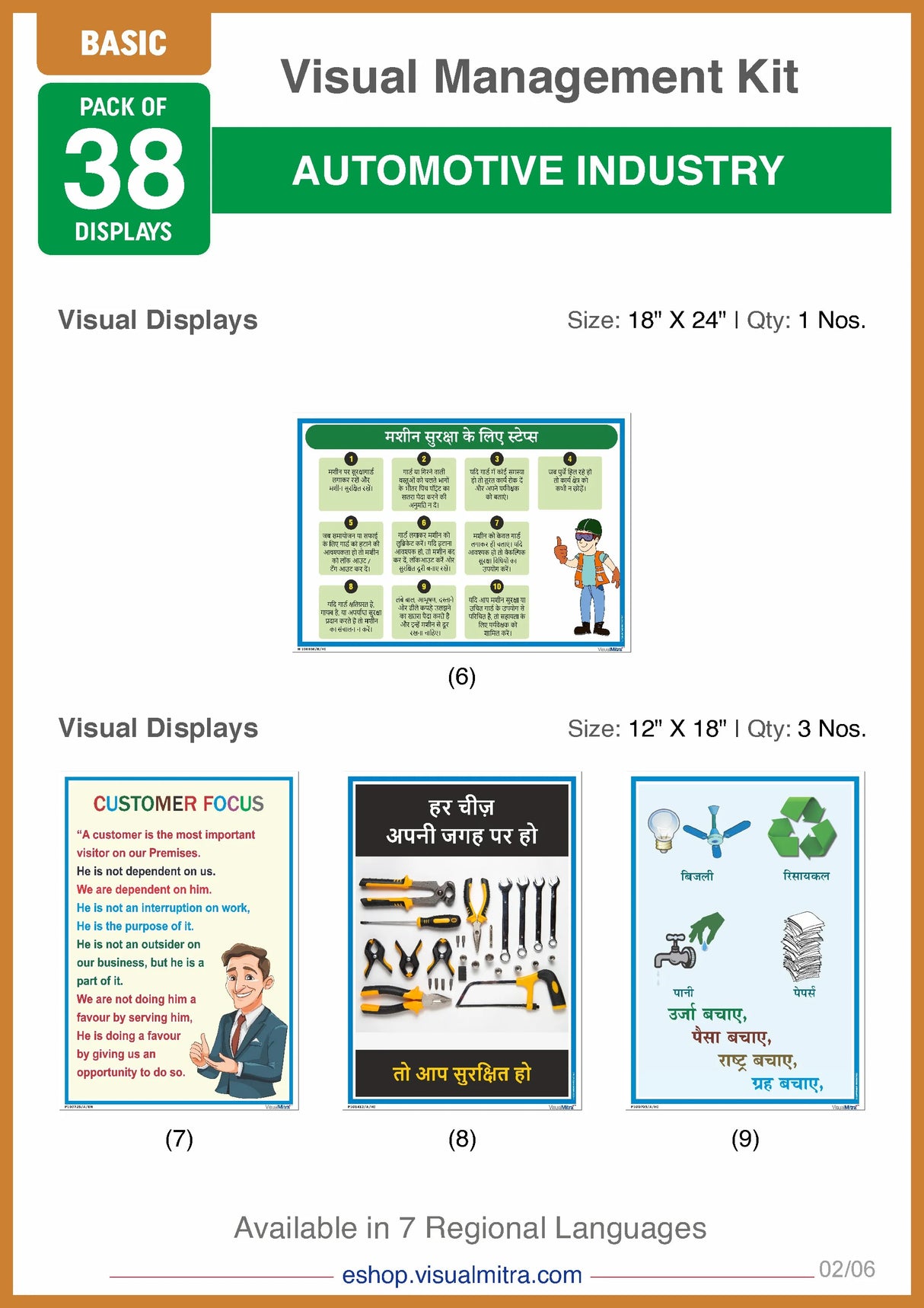 Basic Kit - Automotive Industry Visual Management Kit