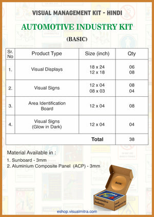 Basic Kit - Automotive Industry Visual Management Kit