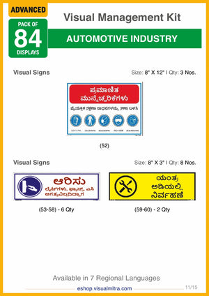 Advanced Kit - Automotive Industry Visual Management Kit