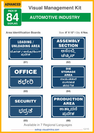 Advanced Kit - Automotive Industry Visual Management Kit