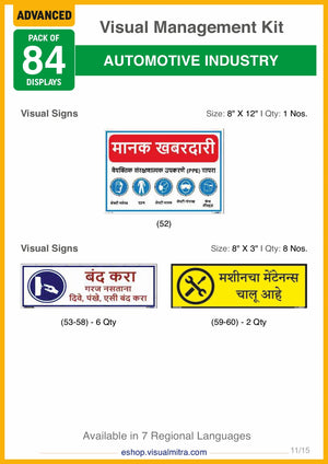 Advanced Kit - Automotive Industry Visual Management Kit