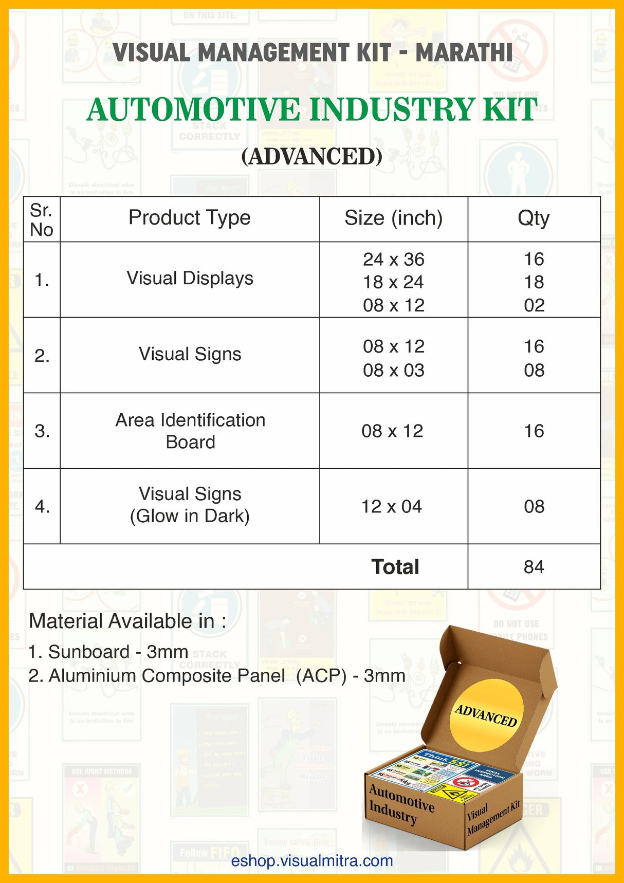 Advanced Kit - Automotive Industry Visual Management Kit