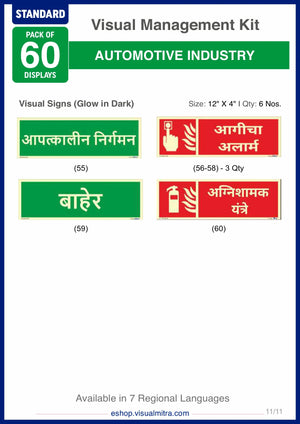 Standard Kit - Automotive Industry Visual Management Kit