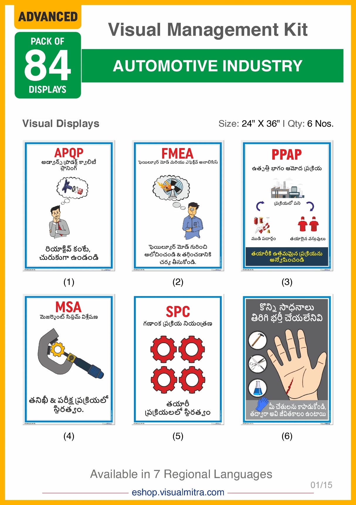 Advanced Kit - Automotive Industry Visual Management Kit