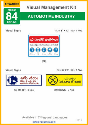 Advanced Kit - Automotive Industry Visual Management Kit