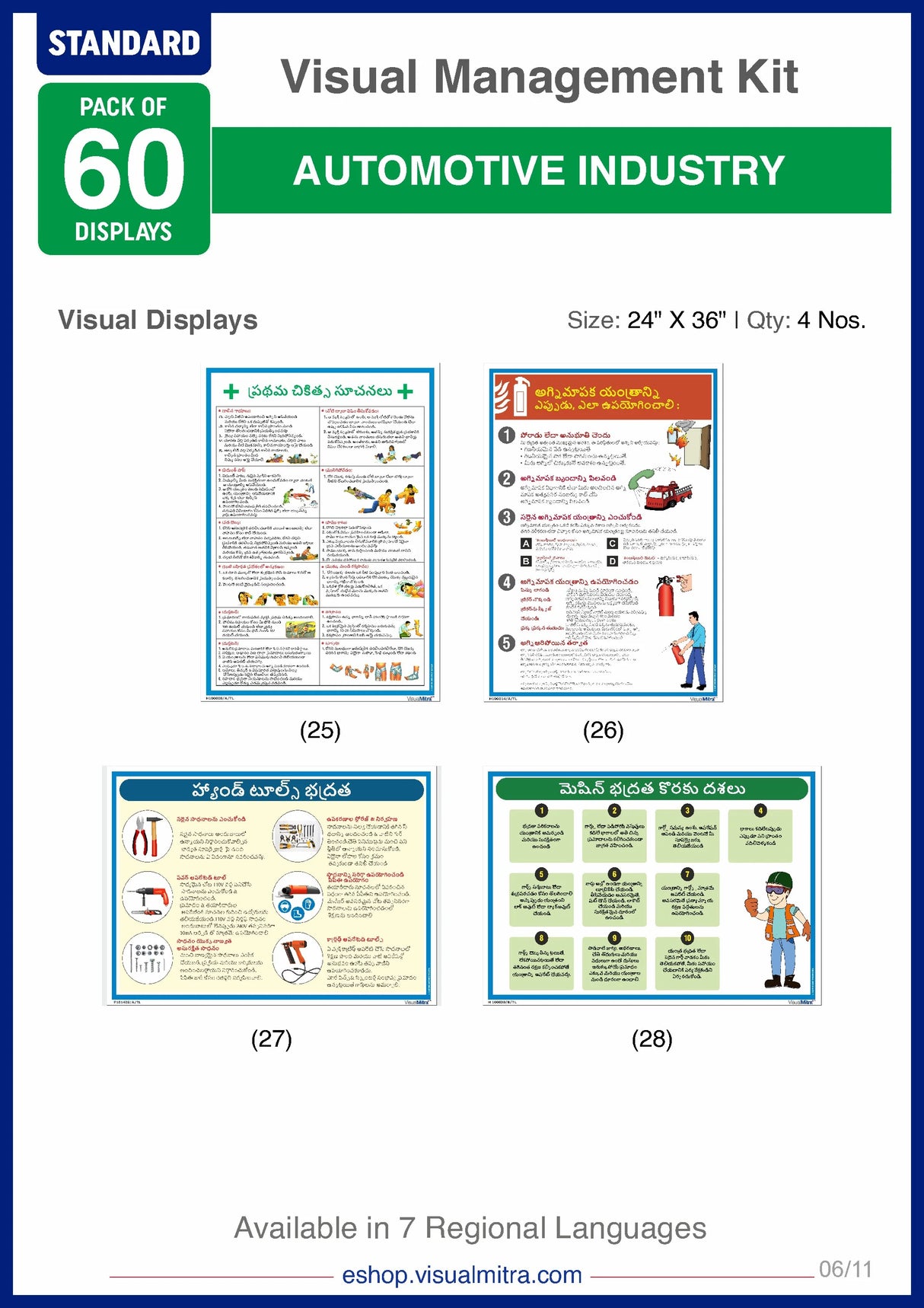 Standard Kit - Automotive Industry Visual Management Kit