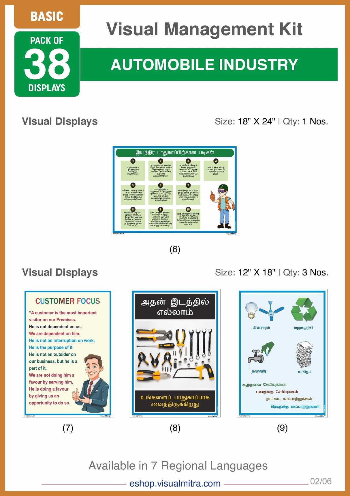 Basic Kit - Automotive Industry Visual Management Kit