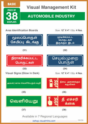 Basic Kit - Automotive Industry Visual Management Kit