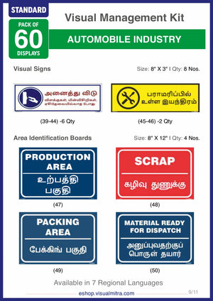 Standard Kit - Automotive Industry Visual Management Kit