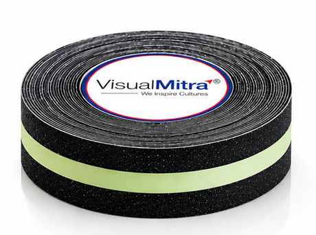 VisualMitra Anti Skid with Glow Tape.