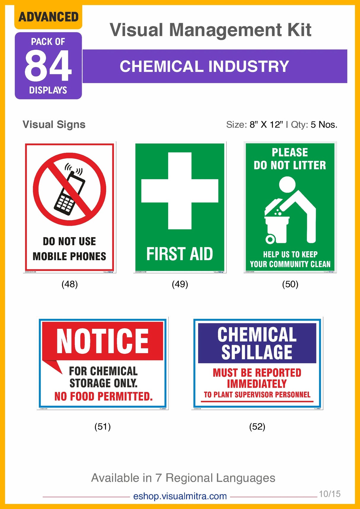 Advanced  Kit - Chemical Industry Visual Management Kit