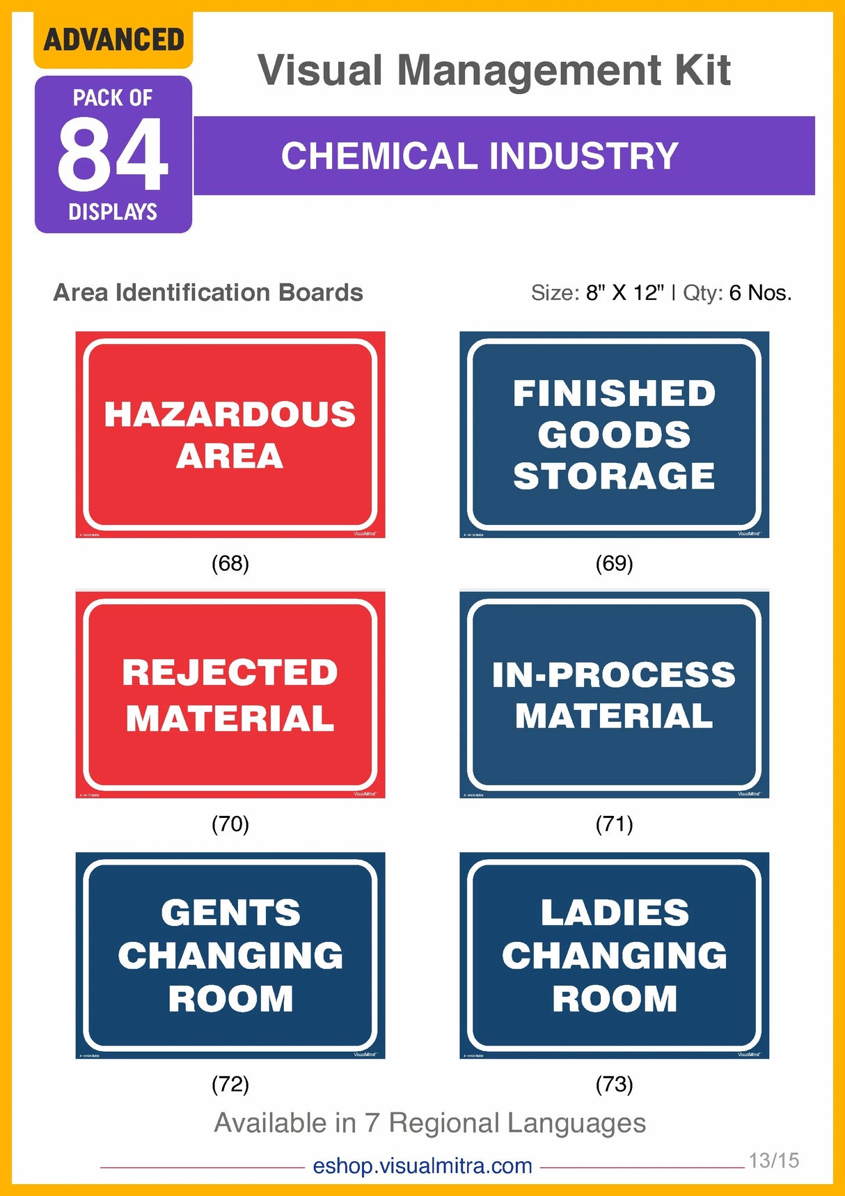 Advanced  Kit - Chemical Industry Visual Management Kit