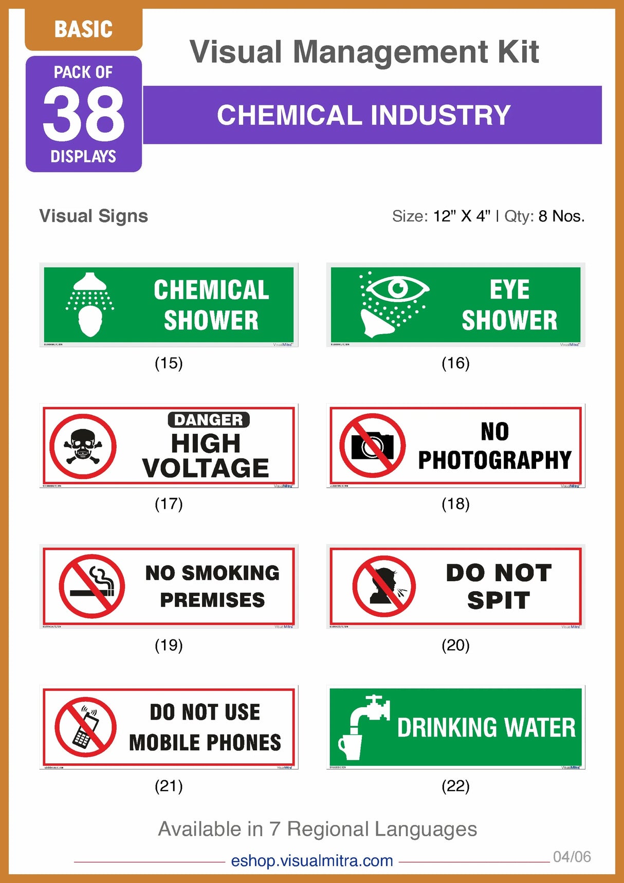 Basic Kit - Chemical Industry Visual Management Kit