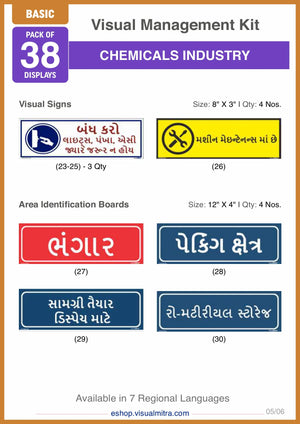 Basic Kit - Chemical Industry Visual Management Kit
