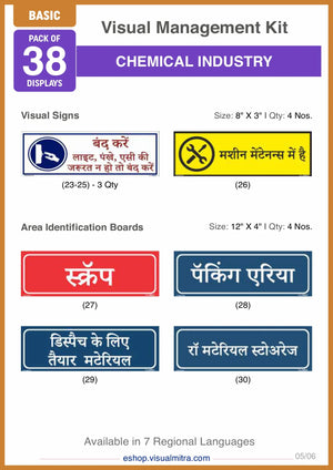Basic Kit - Chemical Industry Visual Management Kit