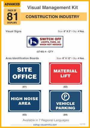 Advanced Kit - Construction  Industry Visual Management Kit