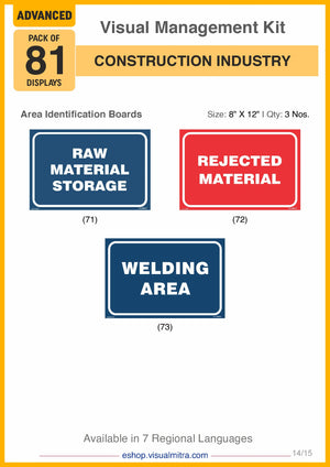 Advanced Kit - Construction  Industry Visual Management Kit