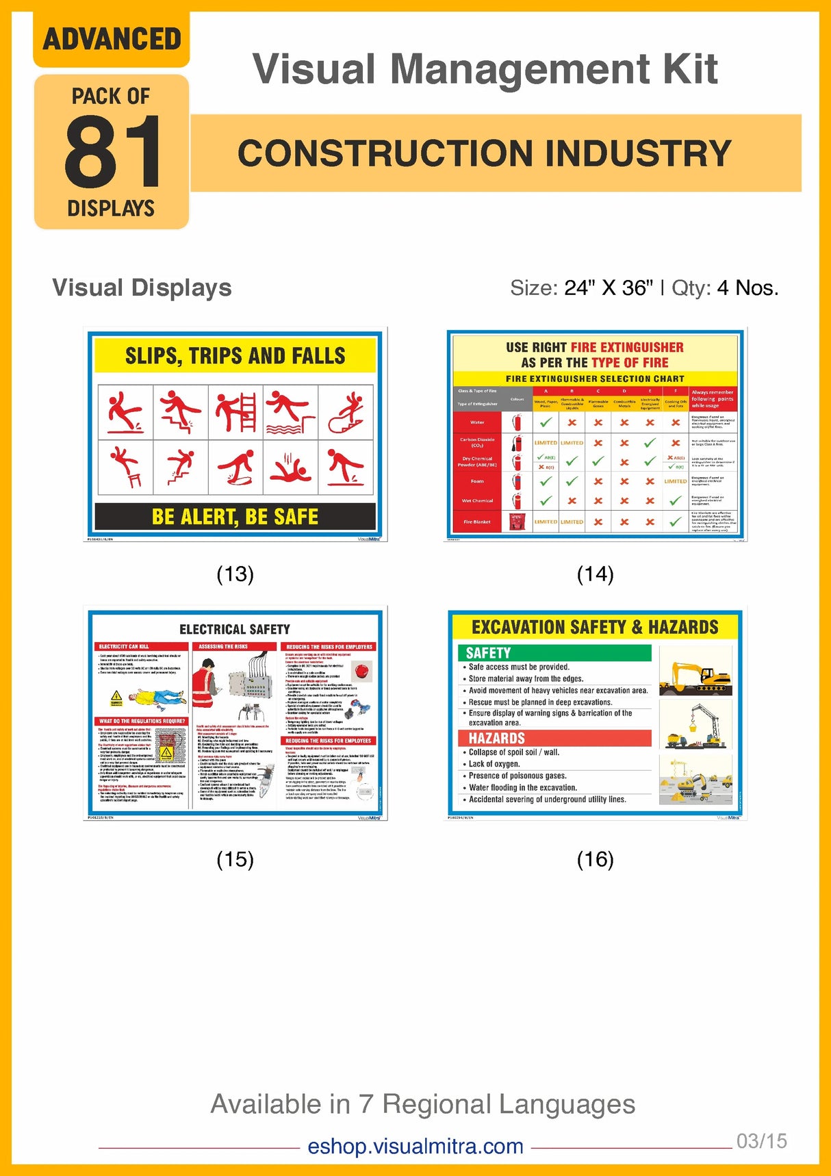 Advanced Kit - Construction  Industry Visual Management Kit