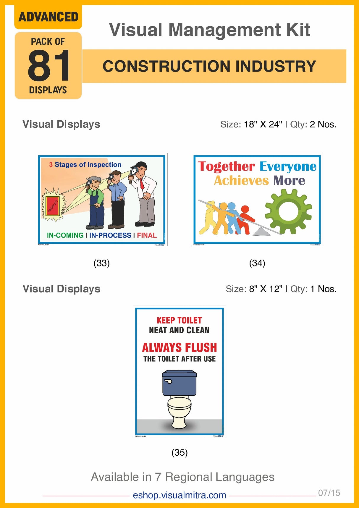 Advanced Kit - Construction  Industry Visual Management Kit