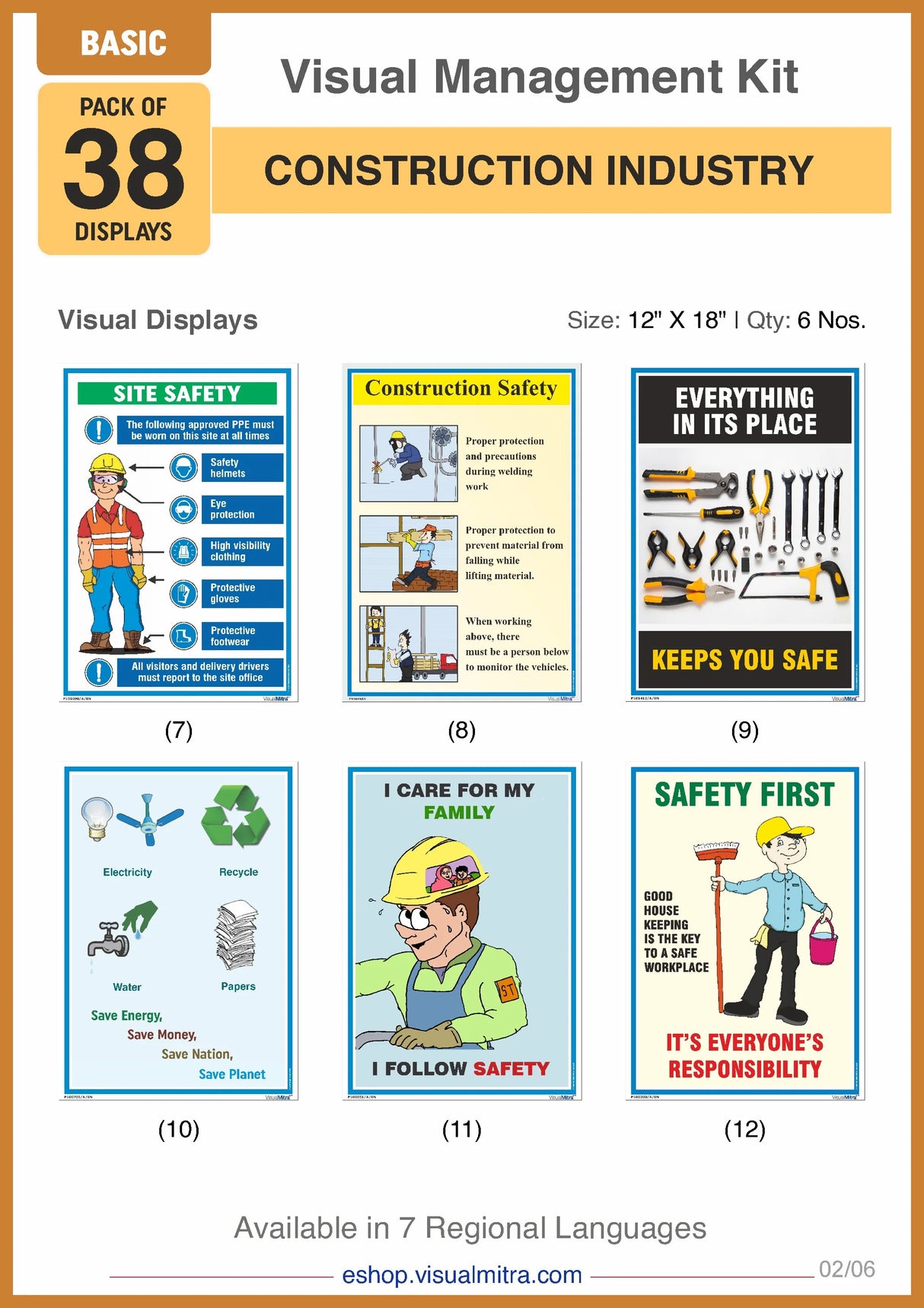 Basic Kit - Construction Industry Visual Management Kit