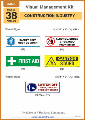 Basic Kit - Construction Industry Visual Management Kit