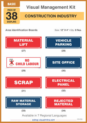 Basic Kit - Construction Industry Visual Management Kit