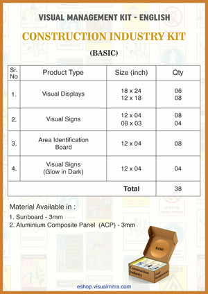 Basic Kit - Construction Industry Visual Management Kit