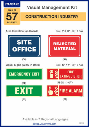 Standard Kit - Construction Industry Visual Management Kit