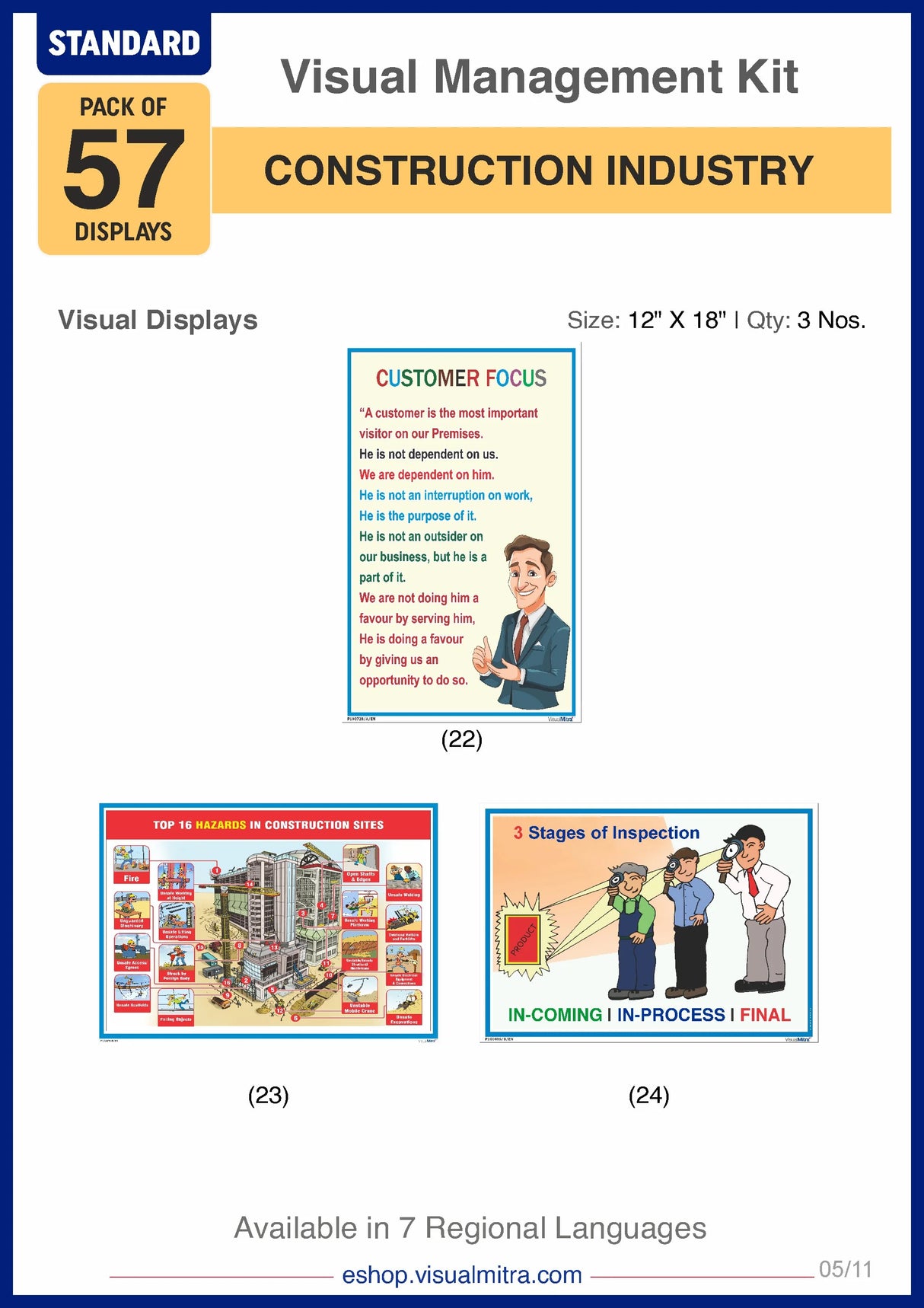 Standard Kit - Construction Industry Visual Management Kit