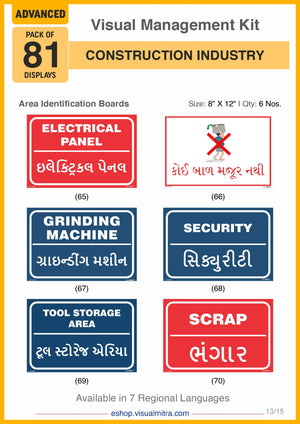 Advanced Kit - Construction  Industry Visual Management Kit