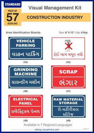 Standard Kit - Construction Industry Visual Management Kit