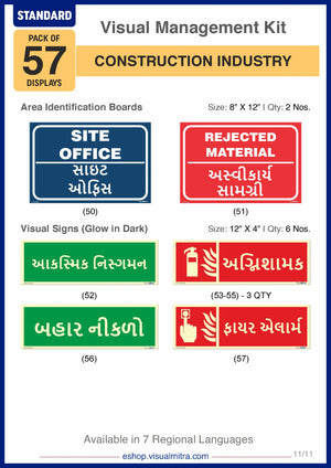 Standard Kit - Construction Industry Visual Management Kit