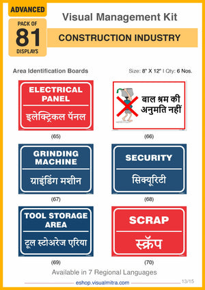 Advanced Kit - Construction  Industry Visual Management Kit