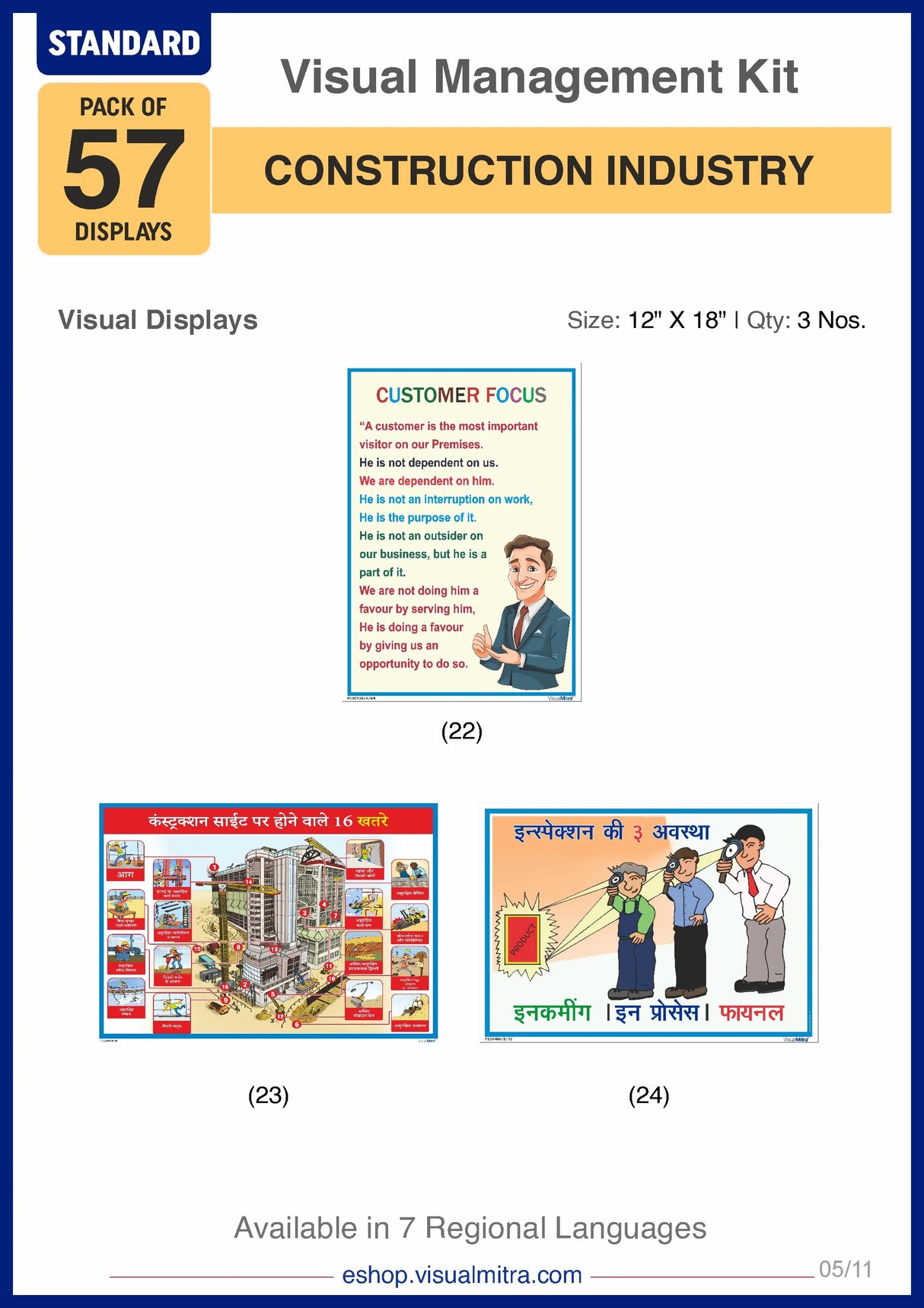 Standard Kit - Construction Industry Visual Management Kit