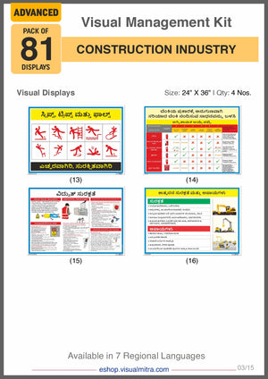 Advanced Kit - Construction  Industry Visual Management Kit