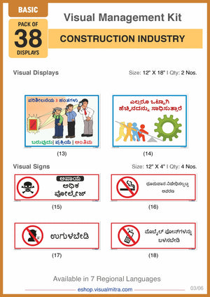 Basic Kit - Construction Industry Visual Management Kit