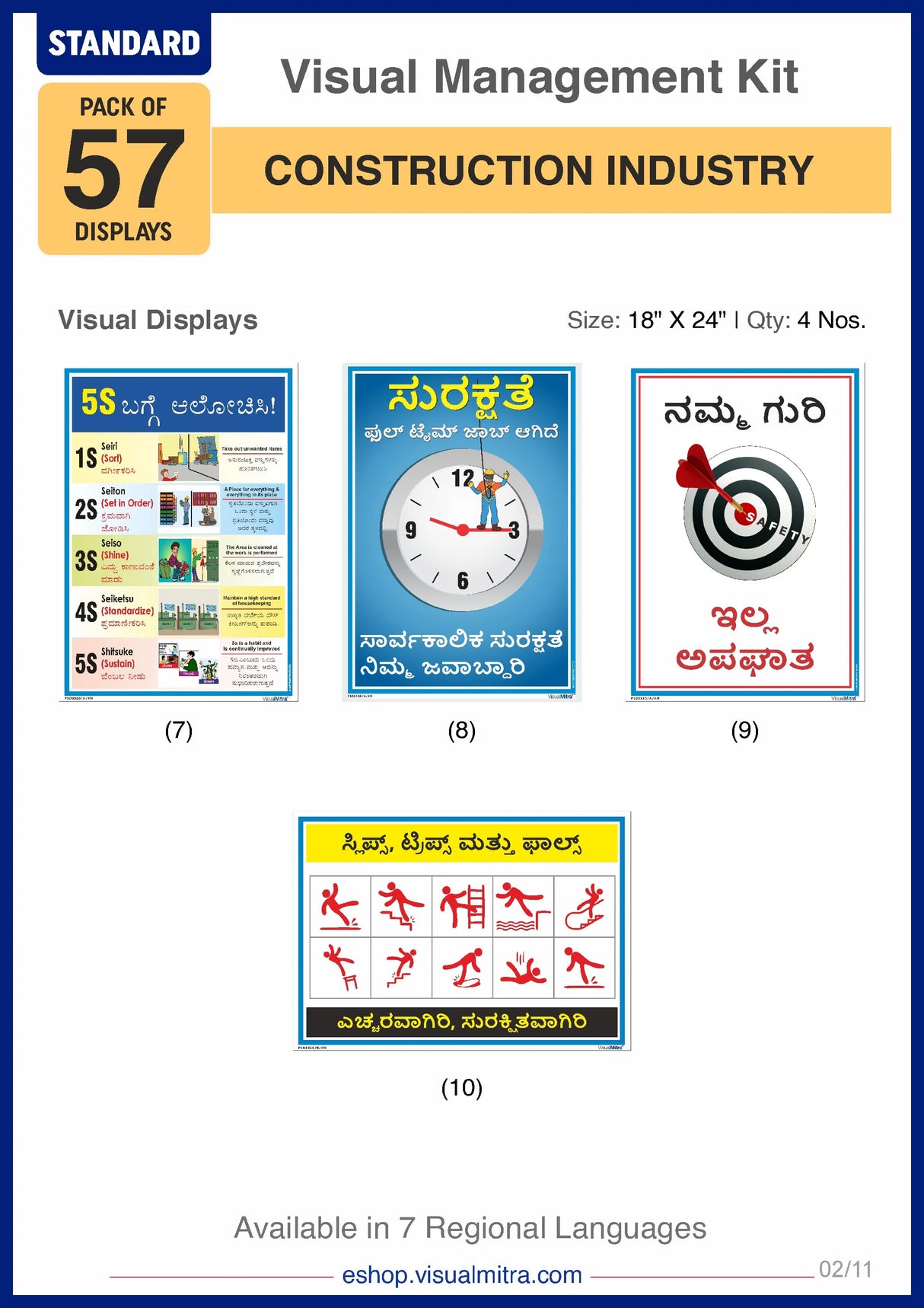 Standard Kit - Construction Industry Visual Management Kit