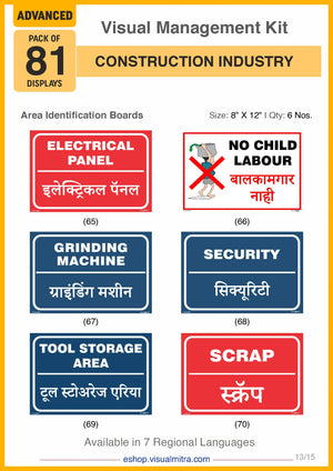 Advanced Kit - Construction  Industry Visual Management Kit